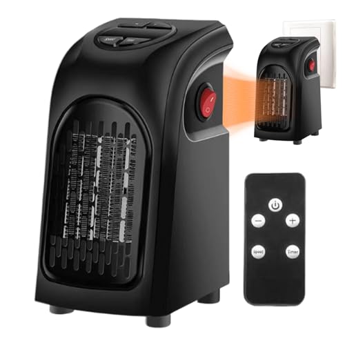 Calefacciones de suplemento para uso interior, radiador eléctrico portátil, ventilador de calefacción portátil 400W Sector para oficina salón apartamento taller sótano