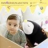 FFxiong 22" Black Penguin Plush Stuffed Animal Toy Cute Soft Body Large Pillow Plushies Doll Gift for Kids Girls Boys Christmas Birthday Valentines #5