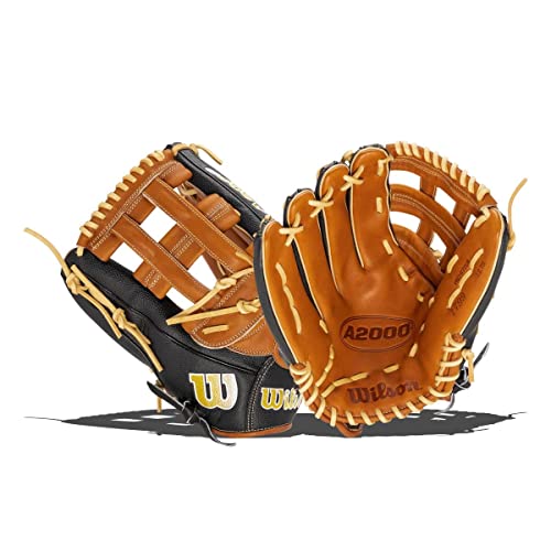 Gant Wilson A2000 SuperSkin 1799 Outfield 12.75 pouces marron et noir