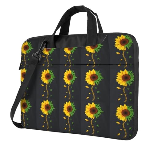 Sac ordinateur portable imprimé tournesol cabas voyage quotidien