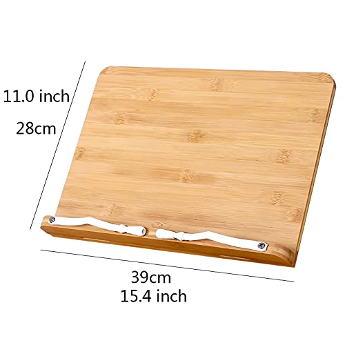 Bookstand Cookbook Stands Recipe Holders Adjustable Bookstand With Page Clips Holders Tray Easel Compatible With Smartphone Tablet Adjustable Book Holder (Size : Medium) #TOP1