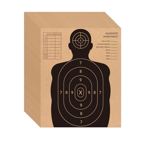 suituts 25 Pack Cardboard Target for Shooting 13
