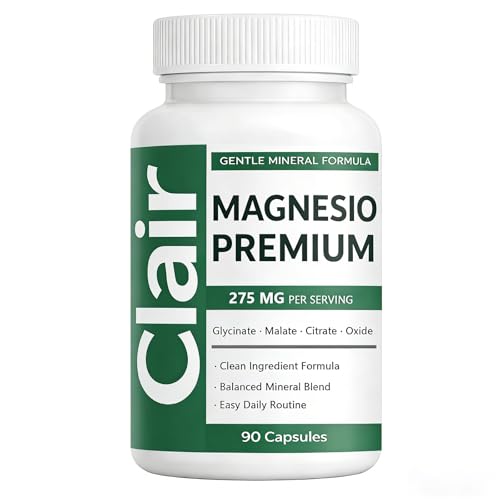 Clair Magnesio Premium Magnesium Complex Vegan Capsules 90 Capsules