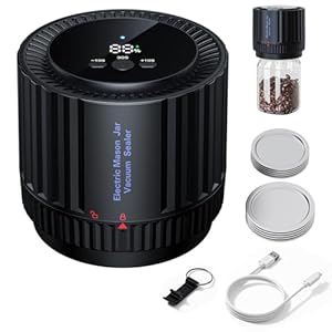 Ydi Elektrischer Einmachglas Vakuumierer mit 10 Deckeln