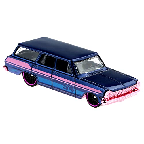 Hot Wheels Pearl and Chrome 64 Chevy Nova Wagon 2022 miniatura 3