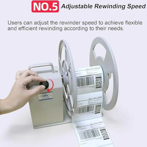 Rebobinadora automática de etiquetas de 120 mm, esencial en logística y electrónica 6