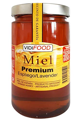 Miel de Espliego Premium - 1kg - Producida en España - Tradicional & 100% pura - Aroma Floral y Sabor Dulce Cover