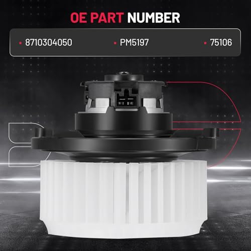 Image of BDFHYK AC Heater Blower Motor Fan PM5197 Compatible with Toyota Tacoma 2016-2023 L4 2.7L V6 3.5L All Body Style with Fan Cage,HVAC Blower Motor Assembly Replacement for 8710304050 75106