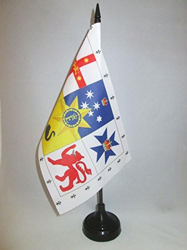 AZ FLAG Kingdom of Australia Table Flag 5'' x 8'', Royal Australian Office Decoration 100% Polyester 21 x 14 cm
