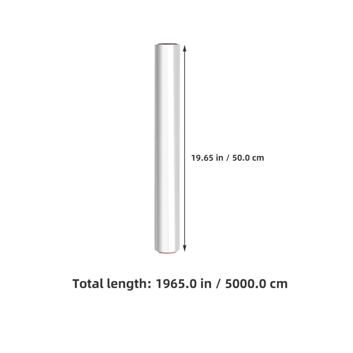 POPETPOP Transparente mit Elegantem Zellophanrolle X Blumensträuße 50m 50cm für Blumen Opp Look with Verpackung Professionellem Schonung der für Hochzeitsdekoration und