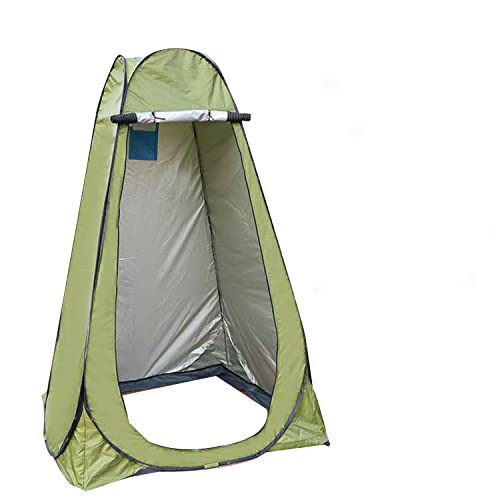 SWEETDREAM テント ワンタッチ 更衣室 簡易トイレ 災害用 着替え用 ワンタッチ 簡易シャワー室 入浴 プライバシー 折りたたみ 防災 避難 収納袋付き（1人,アーミーグリーン防風エプロン）