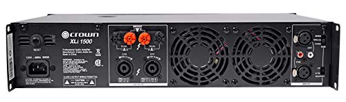 Crown Pro Xli1500 900W 2 Channel Dj/Pa Power Amplifier Professional Amp Xli 1500 Bundle With Rockville Rockship 50 Watt Portable Bluetooth Speaker W/Led Lightswithradio/Usb/Aux #TOP4