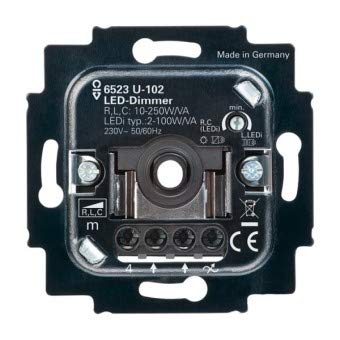Busch-Jaeger 6523 U-102 Busch-Drehdimmer Einsatz Bedienung mit Dreh-/Druckknopf 2CKA006512A0334