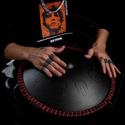 Steel Tongue Drum Kit 9 Notas 14 Pulgadas Negro miniatura 2