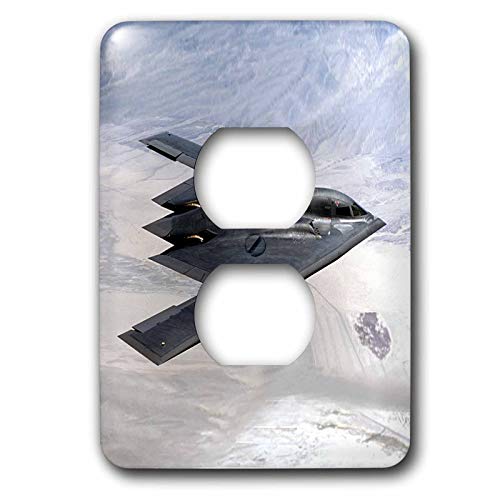 Air Force B2 cache-prise double 3dRose plaque décorative anti-rayures - 2