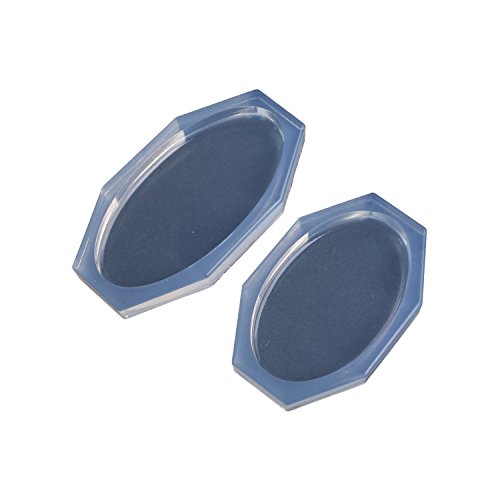 亀島商店 プレート レジンクラフト用 ソフトモールド プレートK 楕円 1組入 KAM-REJ-548