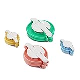 Kbnian 4 Pcs Pom Pom Maker Handmade Craft Tool Kit Fluff Ball DIY Craft Wool Knitting for Decorative House Dress Plush Toys 4 Size