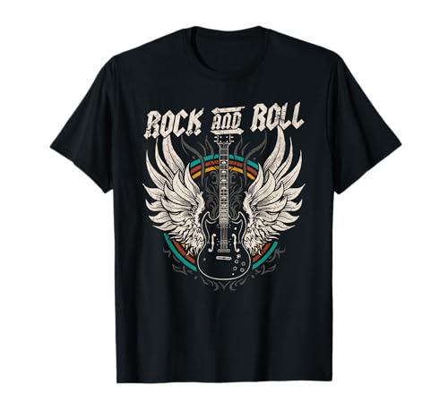 Rock and Roll Guitare Vintage Rock Music T-Shirt
