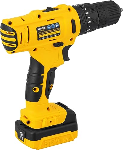 Vonder, Parafusadeira/Furadeira Com Impacto A Bateria, 12 V, Fonte Bivolt Automática, Pfv 120i.