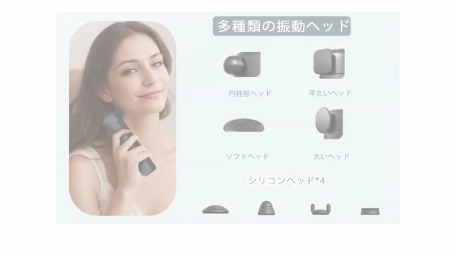 Amazon | RelaxSport筋膜リリースガン ハンディガン 2500mAh大容量