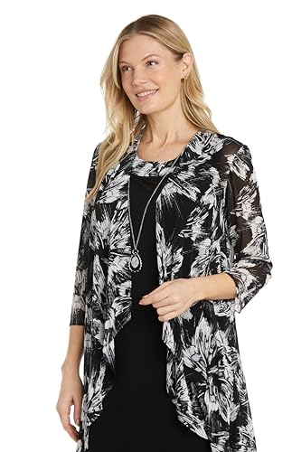 R&M Richards Womens Plus Knit 2PC Dress Suit2