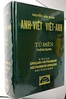 Anh - Viet Viet - Anh; Tu Dien. Thong-Dung. Usual English-Vietnamese; Vietnamese-English Dictionary B0026QR58Q Book Cover