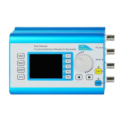 Uxsjakjsd Generador de Señales con Función DDS FY2300 de 12 MHz, Forma de Arbitraria, Sinusoidal de Doble Canal, Frecuencia 200 /S EU