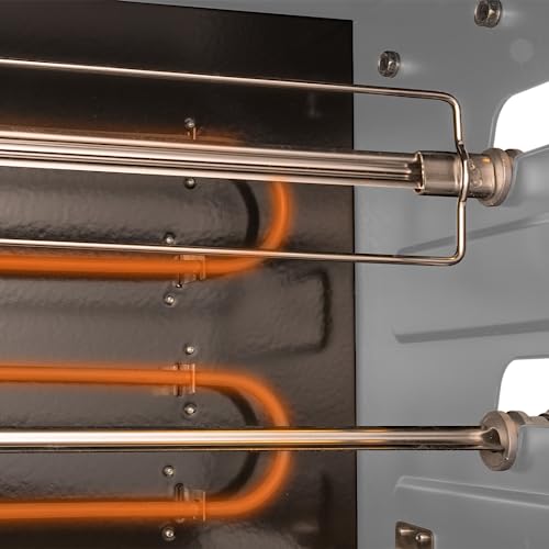 Brazilian Flame Churrasco® Rotisserie Grill Roaster with 2 Auto Rotating Indoor Skewers for Rotisserie Chicken, Brazilian Style BBQ, Electric Smoke-Free Rotisserie Grill for Apartment - Bundle - Thumbnail 6