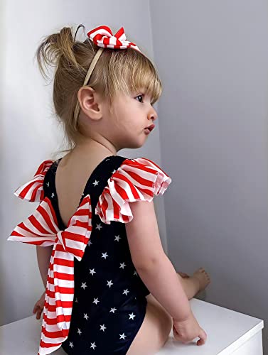 Image of Toddler Girl Baby Ruffles Mermaid Fish Scale Swimsuit One Piece Swimwear Bathing Sunsuit