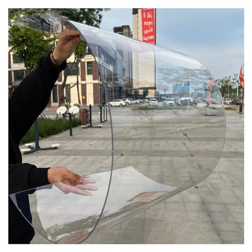 Image of Transparent Pc Endurance Board Panel,Transparent Acrylic Sheet Pc Endurance Board,Polycarbonate Sheets,Outdoor Roof Sheets Awning Shelter，Easy To Cut & Bend ( Color : 1mm , Size : W0.6*L15m/W1.97*L49.