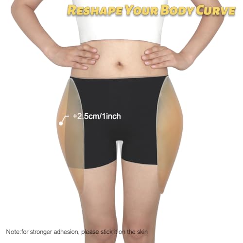 NSSZNUS Silicone Hip Pads Realistic Hip Dip Filler Shapewear Very Soft Lifter Butt Enhancer Silicone Hips Enhancer Thick4