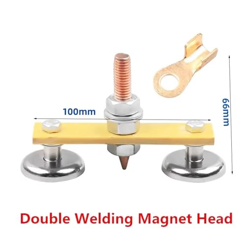 Fer de mise à la terre magnétique double aimant pour machine à souder