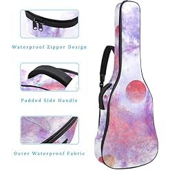 Housse de protection épaisse en éponge imperméable pour guitare acoustique, électrique, basse, guitare classique… - Les Beatles, Paul McCartney, John Lennon, RIngo Starr, George Harrison Housse de protection épaisse en éponge imperméable pour guitare acoustique, électrique, basse, guitare classique… – Image 4