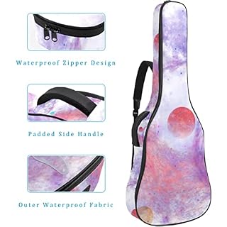 Housse de protection épaisse en éponge imperméable pour guitare acoustique, électrique, basse, guitare classique… - Les Beatles, Paul McCartney, John Lennon, RIngo Starr, George Harrison Housse de protection épaisse en éponge imperméable pour guitare acoustique, électrique, basse, guitare classique… – Image 4