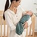 Comfy Cubs Easy Swaddle Blanket, 3 Pack - 100% Cotton Newborn Wrap, Small for 0-3 Months Infants, Breathable and Durable Sleep Sack for Babies - Stone, Nomadic Blue & Azul