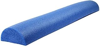 CanDo PE Blue Foam Roller, 6" X 36", Half-Round
