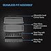 AC Infinity Humidity Dome, Heavy-Duty Germination Kit with 3 mm Thick Dome, Sturdy Drip Tray, 5x8 Cell Seedling Tray, and Vented Height Extension Panels, for Seed Starting, Propagation, Cloning Plants