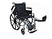 Stylish Narrow Ultralight 16" Seat Wheelchair - Anti-Tippers Included & More!