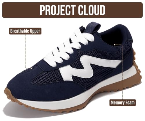 Project Cloud Lace Up Fashion Sneakers for Women Lightweight Womens Shoes by Project Cloud - Used condition - Image 3