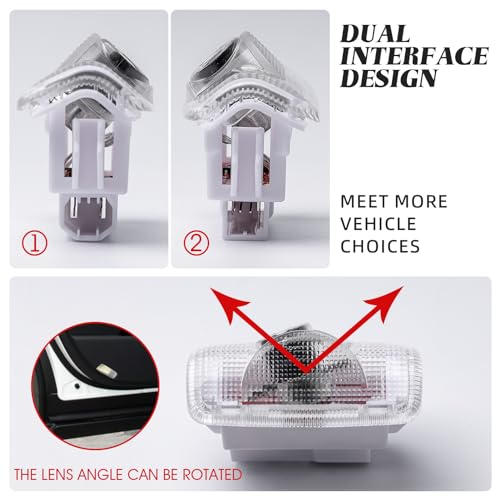 Lámparas LED Proyector Puerta Zodiac HD 2 piezas miniatura 3