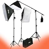 ePhoto Video Studio Portrait 3 Punto Pelo luz 2000 W Photo Kit con Funda vl9004sb