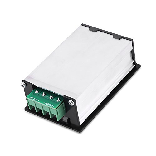 Controlador de velocidad motor CC interruptor reversible regulador voltaje PWM ajustable 2 uds 8