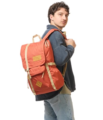 JanSport Hatchet Backpack &ndash; 15-inch Padded Laptop Compartment, Dual Water Bottle Pockets, Side Compression Straps, Dune Red