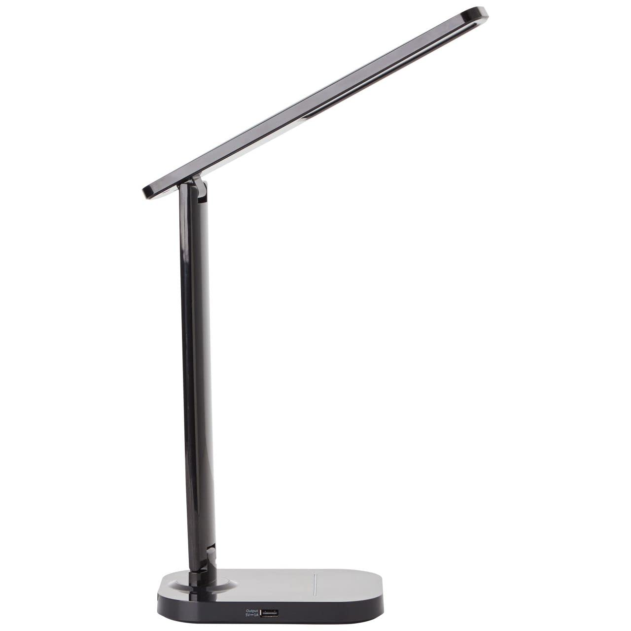 Błyszczący | Vicari czarna lampa stołowa LED, 1 x wbudowana dioda LED, 6 W, (450 lm, 3000-6100K)