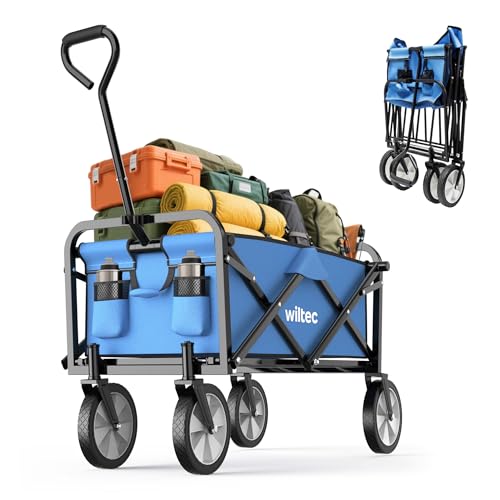 [Carrello da trasporto] - Ideale per trasportare tutto il necessario durante le giornate fuori. Le ruote sono indicate per diverse superfici e rendono il carrello un supporto indispensabile per attrezzature, teli, borse e giochi