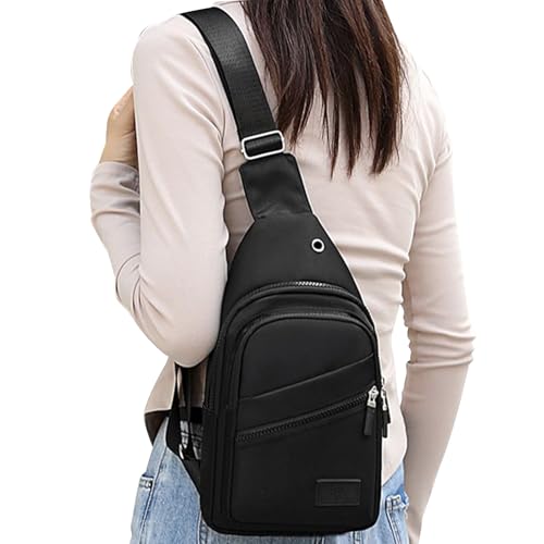 Genérico Bandolera para Mujeres | Bolso De Pecho Femenino | Impermeable Casual Mochila Mensajera Estilo para Deportes al Aire Libre Viajes Senderismo Carrera