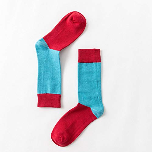 Chaussettes coton femmes et hommes aux motifs géométriques pour l'automne et l'hiver