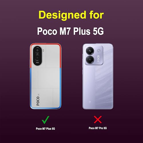 Image of Zapcase Back Case Cover for Poco M7 Plus 5G | Compatible for Poco M7 Plus 5G Back Cover | Liquid Silicon Magic Case with Camera Protection | Lavender