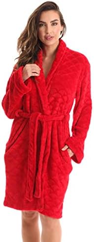 Just Love Kimono Robe Bath Robes for Women 6311-Red-L