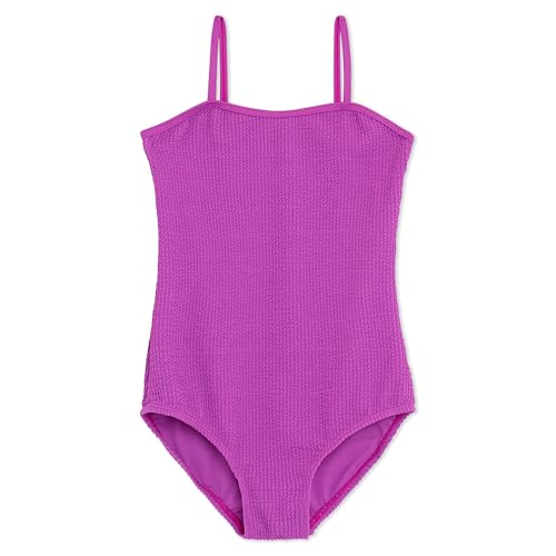 Image of Eddie Bauer Girls' UPF 50+ Scoop-Neck Stretchable One-Piece Swimsuit